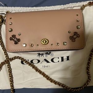 Coach Dinky Crystal Embellished NWT